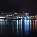 Nachtaufnahme vom Hörnufer Kiel